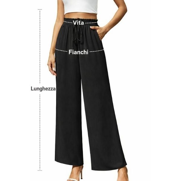 Guida misure pantaloni palazzo